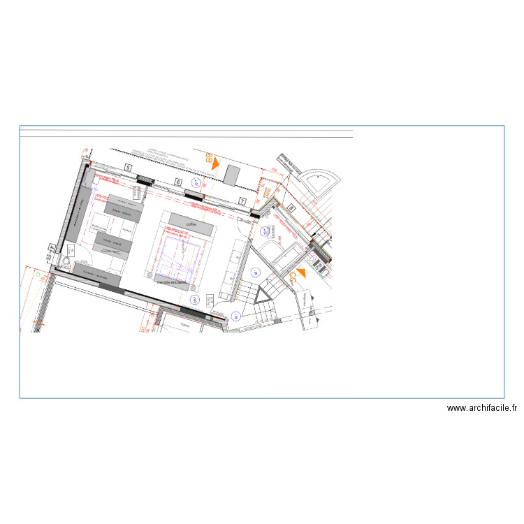 chambre parentale test 1123 v2. Plan de 0 pièce et 0 m2