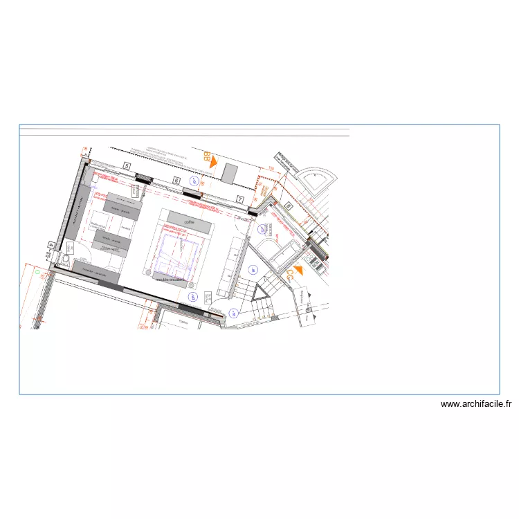 chambre parentale test 1123 v2. Plan de 