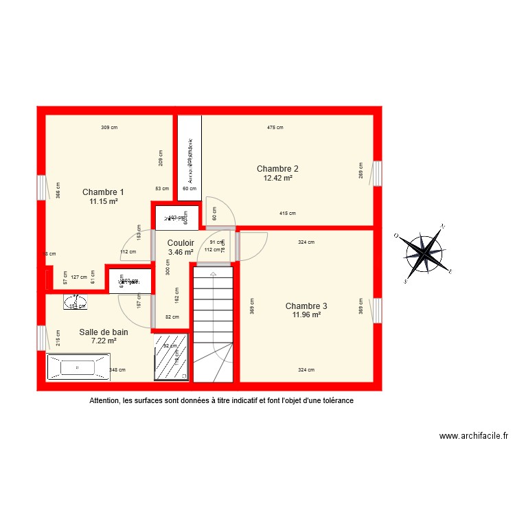 BI 5246 étage coté. Plan de 0 pièce et 0 m2