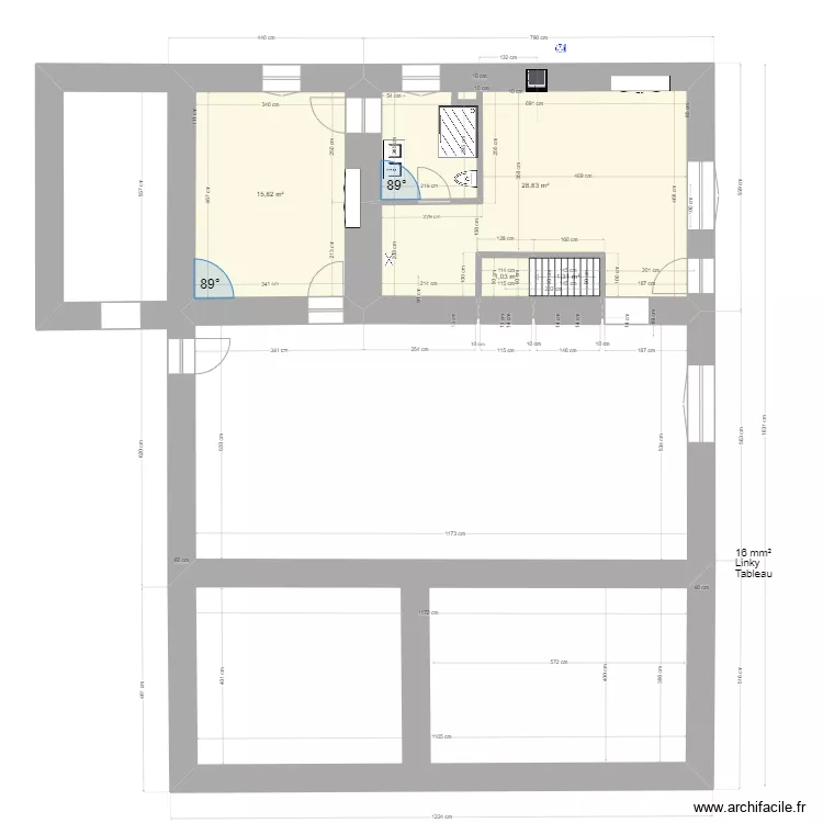 RDC MAISON ROSE 2. Plan de 