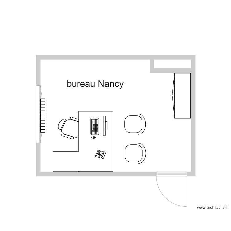 bureau nancy. Plan de 0 pièce et 0 m2