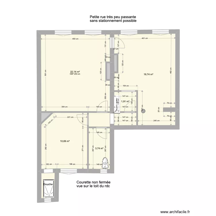 60M2 RDC SURELEVE 2. Plan de 60M2 RDC SURELEVE 2. Plan de
