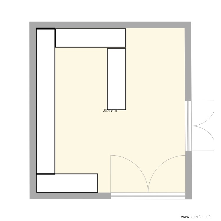 atelier. Plan de 0 pièce et 0 m2