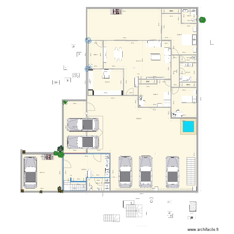 Para enviar a franchet def total inverso. Plan de 0 pièce et 0 m2