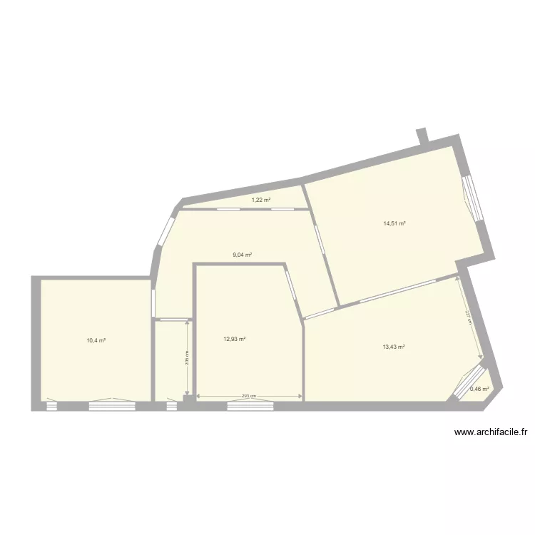 New appart vichy Paris. Plan de 