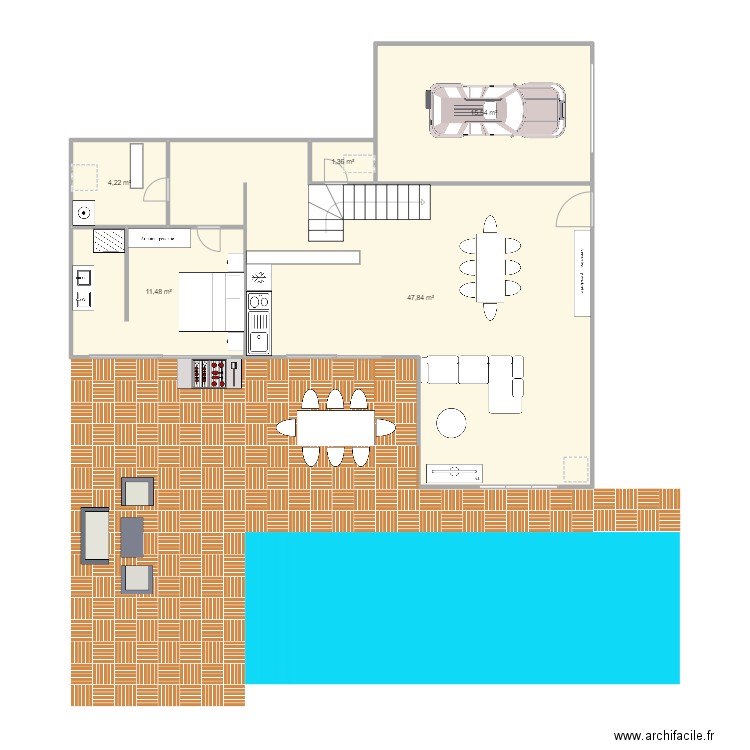 MAISON 1. Plan de 0 pièce et 0 m2