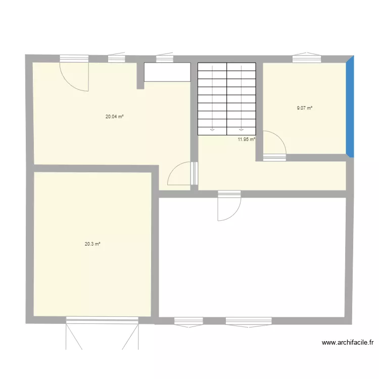 Rez de chauss&eacute;e. Plan de 