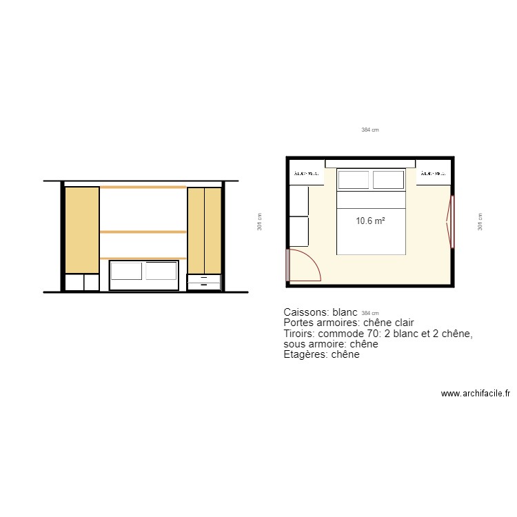 CHAMBRE PONT. Plan de 0 pièce et 0 m2