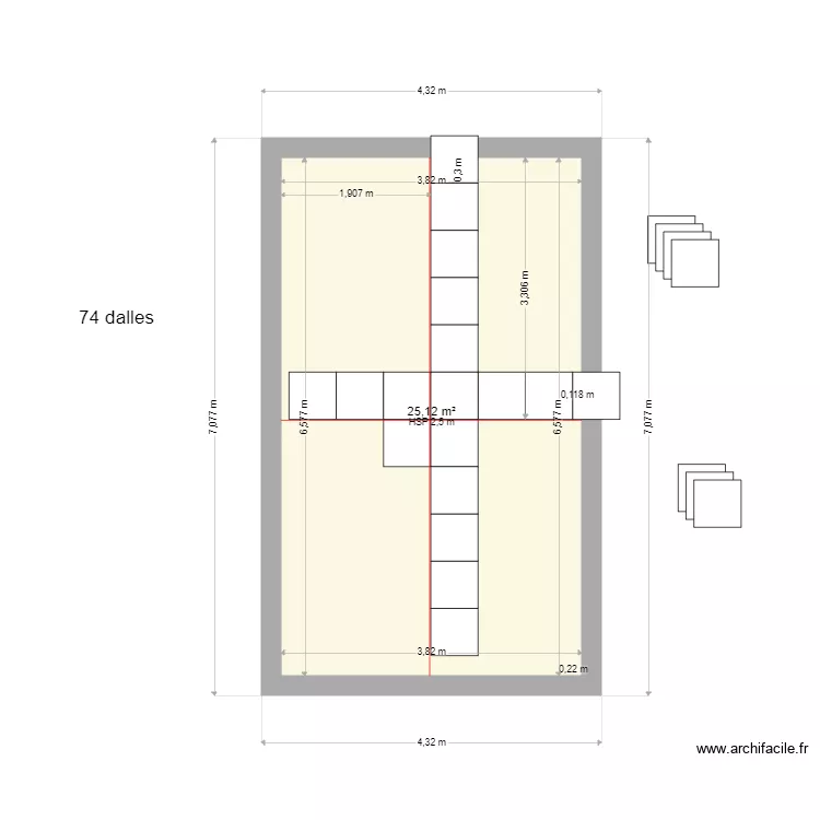 atelier plafond 13 3 2023. Plan de 