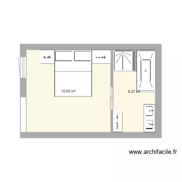 CHAMBRE ARCHAUD. Plan de 