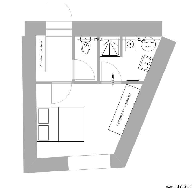 chambre rdc 4. Plan de 0 pièce et 0 m2