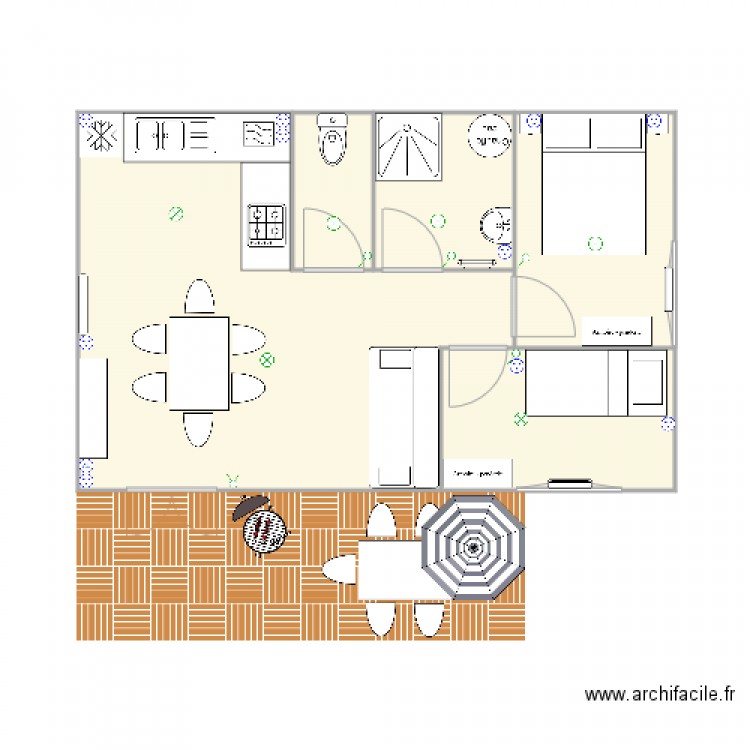 AUVERGNE 6 personnes. Plan de 0 pièce et 0 m2