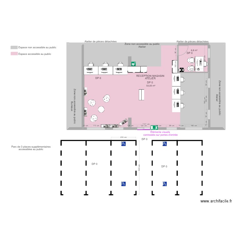 IVECO NORD SITE LESQUIN SERVICE ATELIER AVANT TRAVAUX. Plan de 0 pièce et 0 m2
