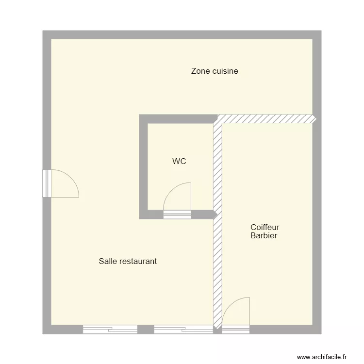 centre commercial neuilly. Plan de 