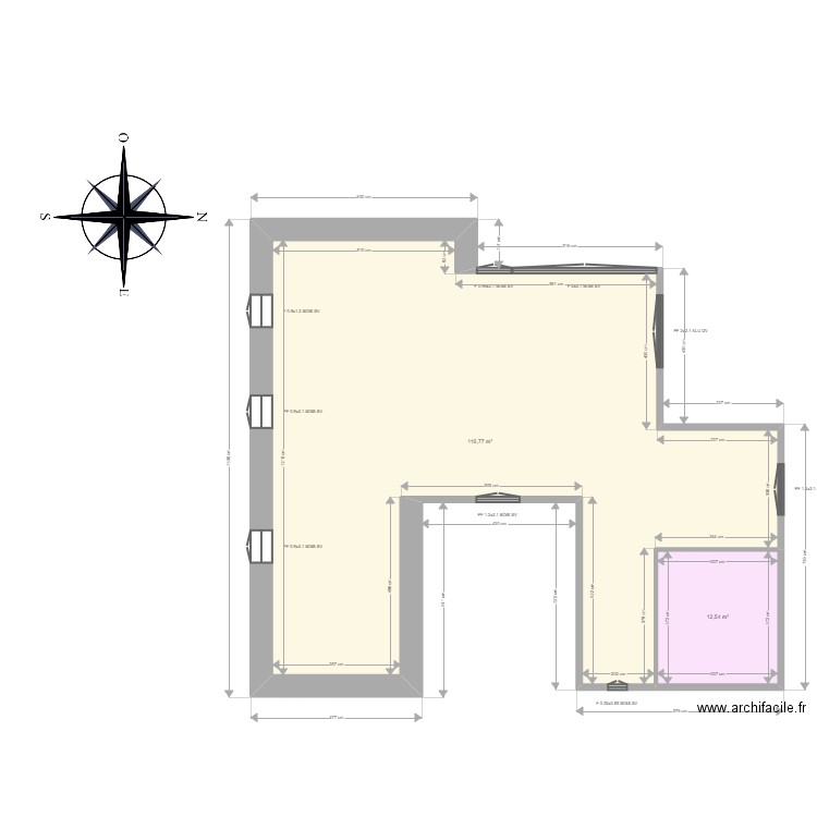 Maison philou. Plan de 0 pièce et 0 m2