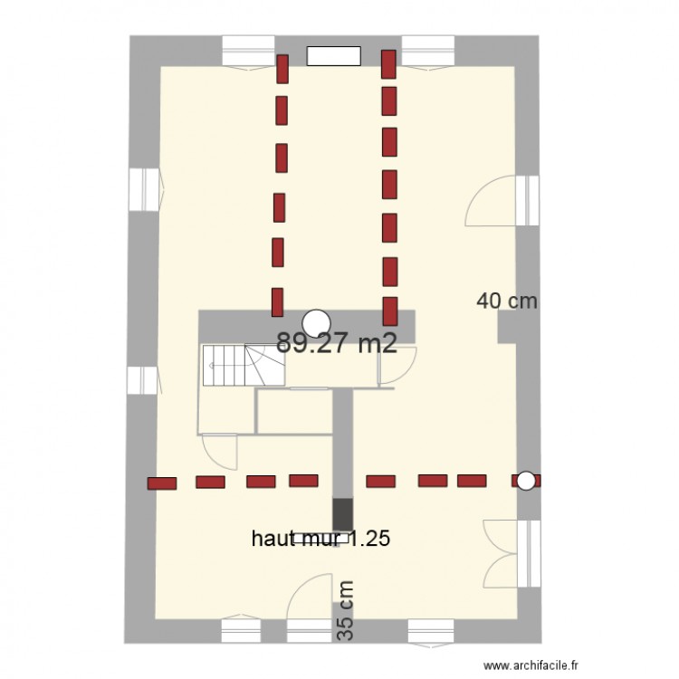 rdc modifié 3 sans cotation. Plan de 0 pièce et 0 m2