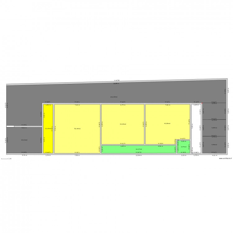 depot drap. Plan de 0 pièce et 0 m2