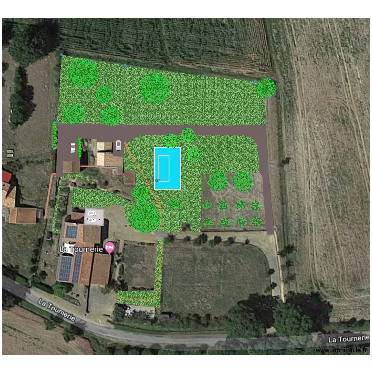 PLAN JARDIN ARBRES. Plan de PLAN JARDIN ARBRES. Plan de