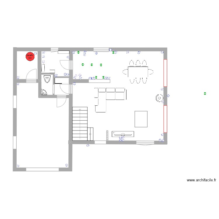 plan pour entreprise generale + architecte. Plan de 0 pièce et 0 m2