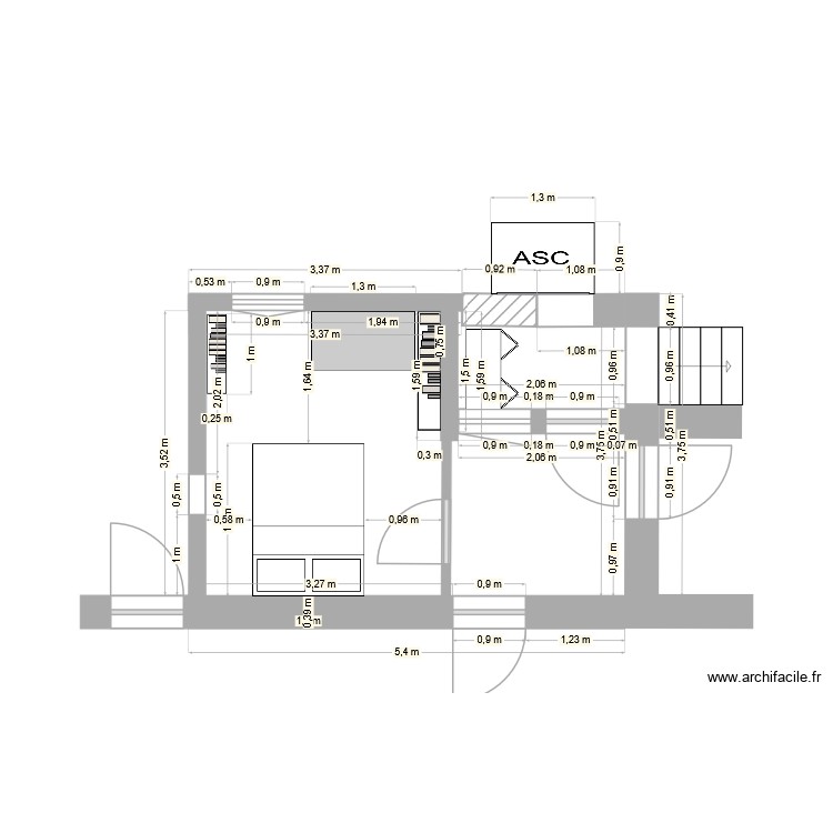 Bureau Pida V2. Plan de 0 pièce et 0 m2 Bureau Pida V2. Plan de 0 pièce et 0 m2