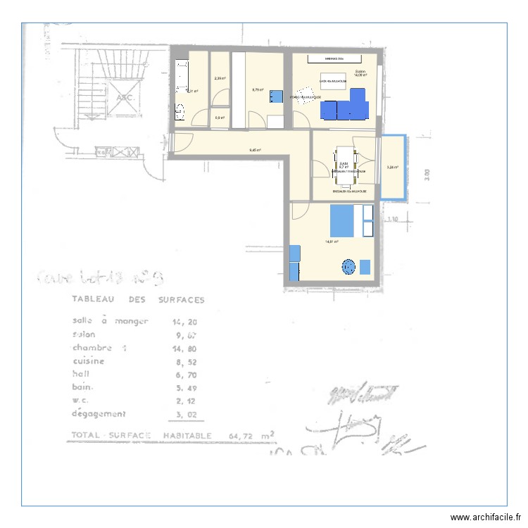 21 rdpc. Plan de 0 pièce et 0 m2