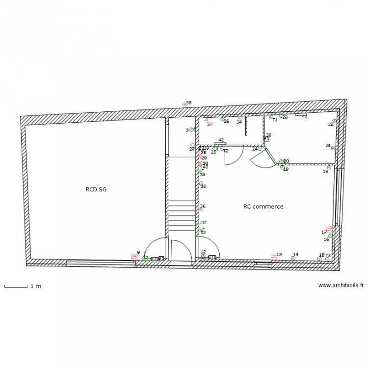 prise de courant RDC. Plan de 0 pièce et 0 m2