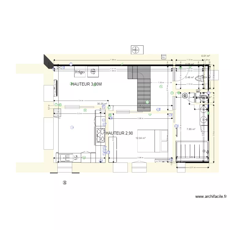LABERGERIE N1. Plan de 9 et 53 m² LABERGERIE N1. Plan de 9 et 53 m²