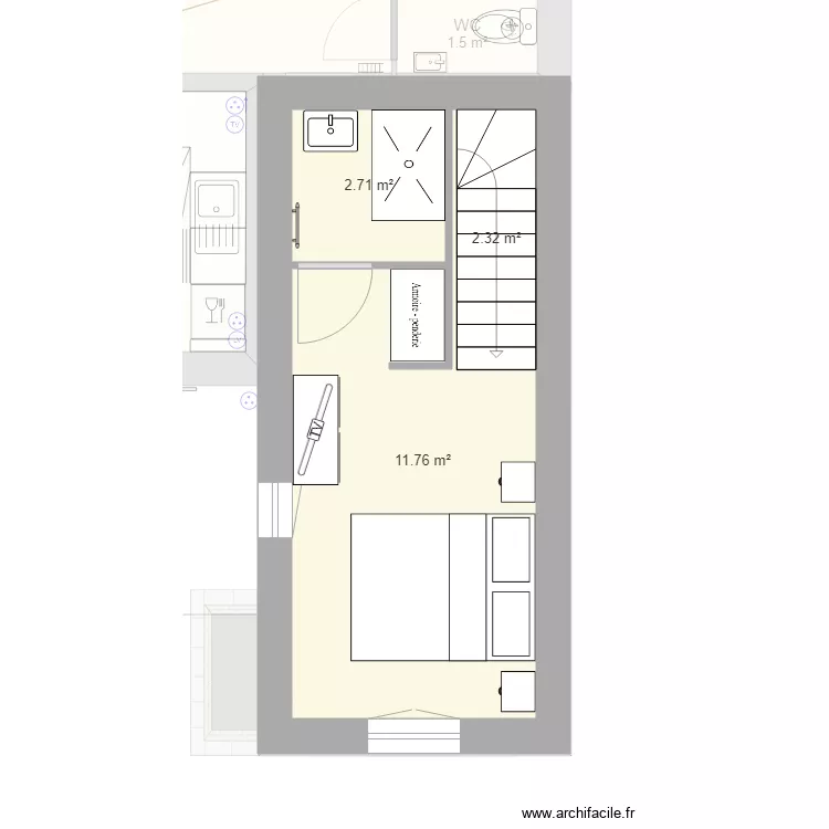 FRONTIGNAN ETAGE. Plan de 