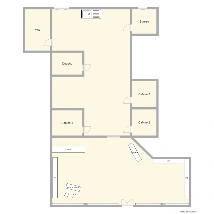 Plan dossier CAP de vente 2. Plan de 0 pièce et 0 m2