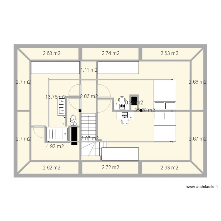 étage2. Plan de 0 pièce et 0 m2