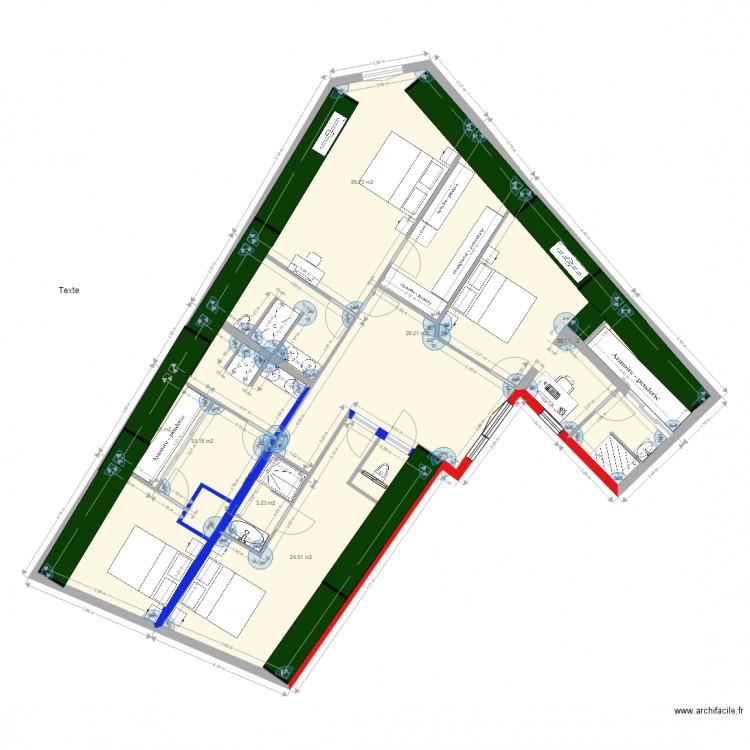 Plan. Plan de 0 pièce et 0 m2