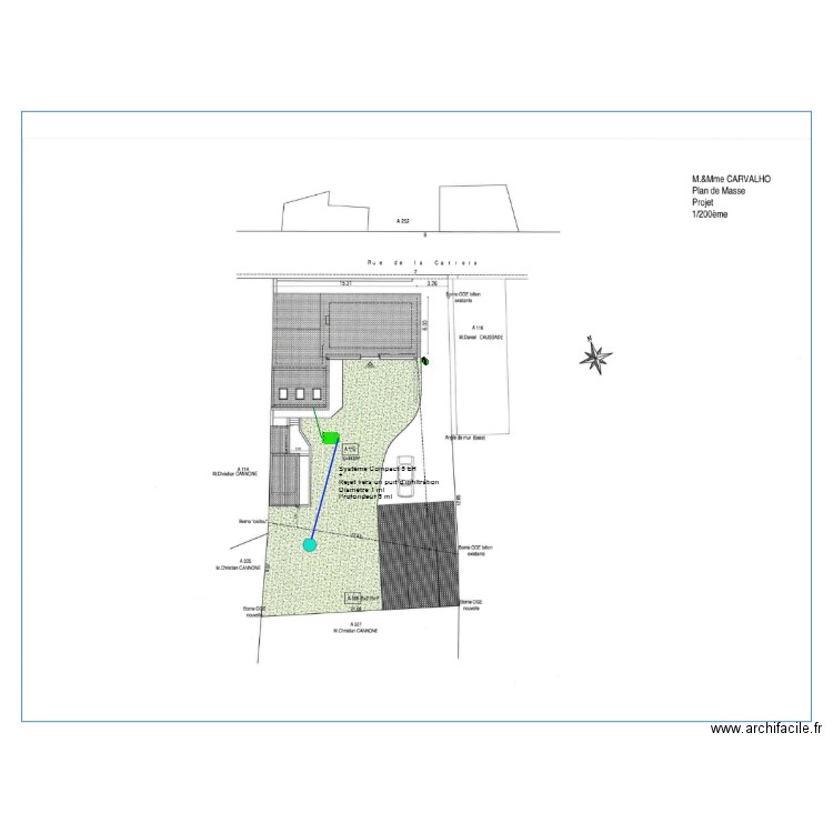 carvalho. Plan de 0 pièce et 0 m2