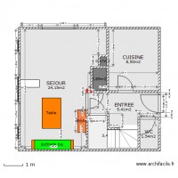 Renov Salon et entree implantation meubles