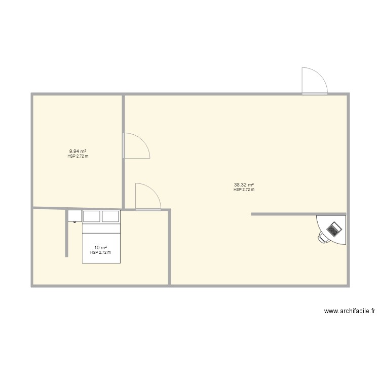 Appart Lucie. Plan de 0 pièce et 0 m2