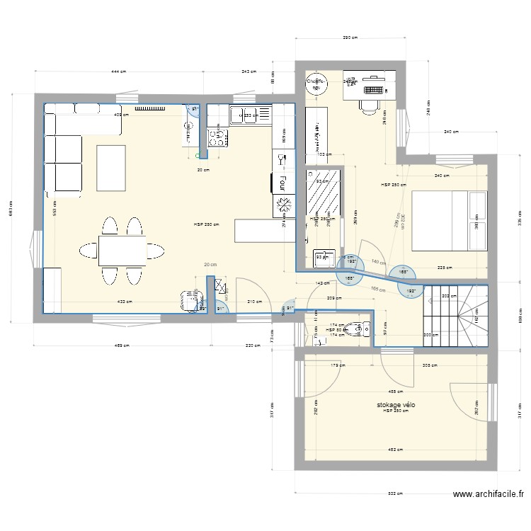 hochfelden avec travaux pour permis. Plan de 0 pièce et 0 m2