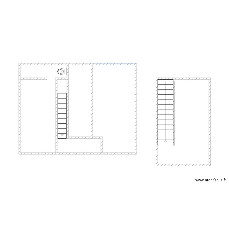 ALEXANDRE 2. Plan de 5 pièces et 37 m2