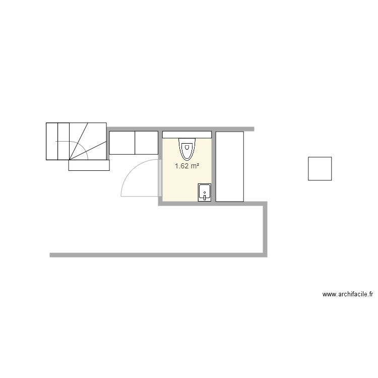 toilette en bas. Plan de 0 pièce et 0 m2
