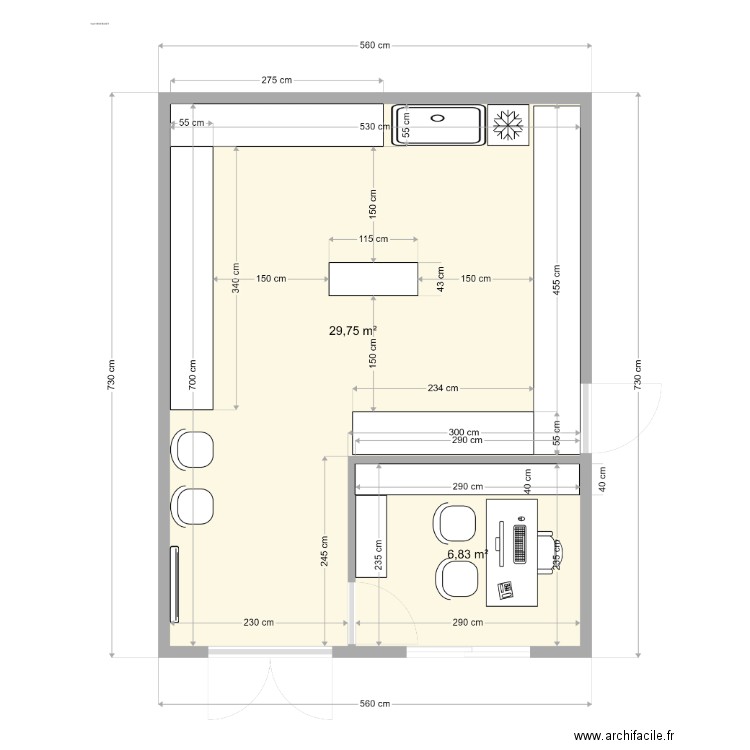 RdC plan3. Plan de 0 pièce et 0 m2