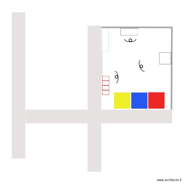 Zone rebut. Plan de 0 pièce et 0 m2