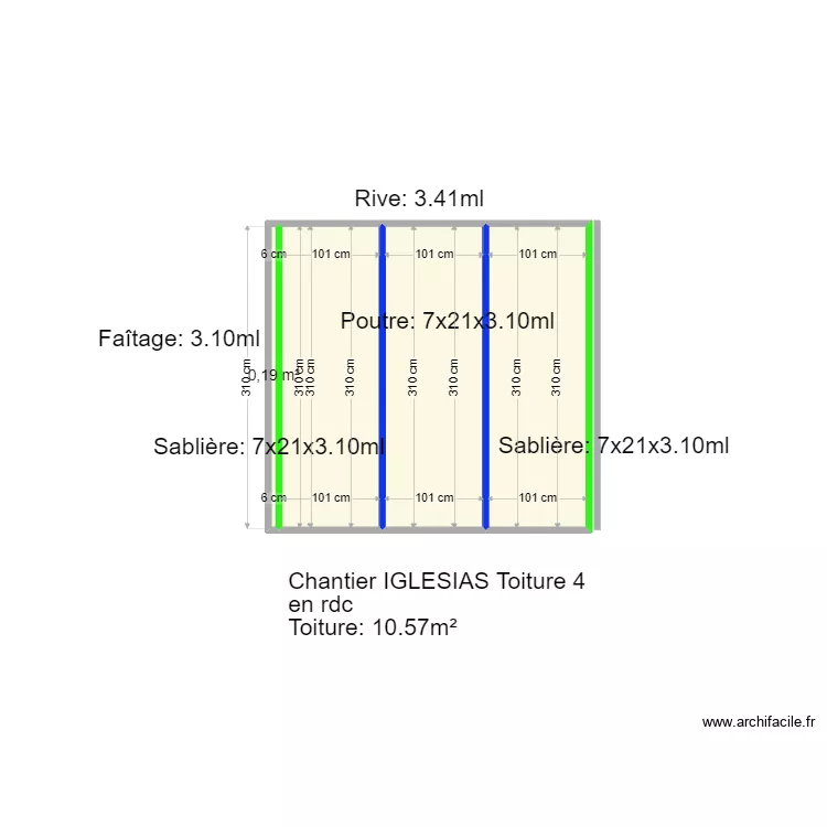 Plan IGLESIAS Toiture 4. Plan de 