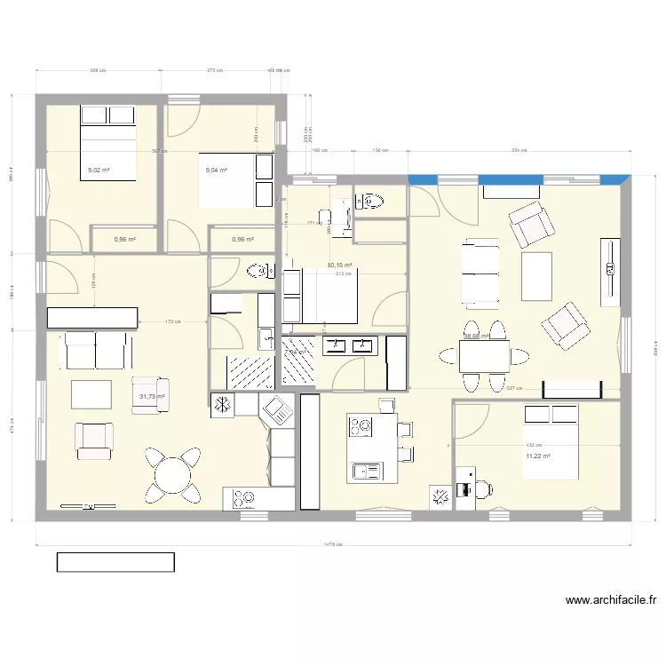Yvrac RDC Projet. Plan de Yvrac RDC Projet. Plan de