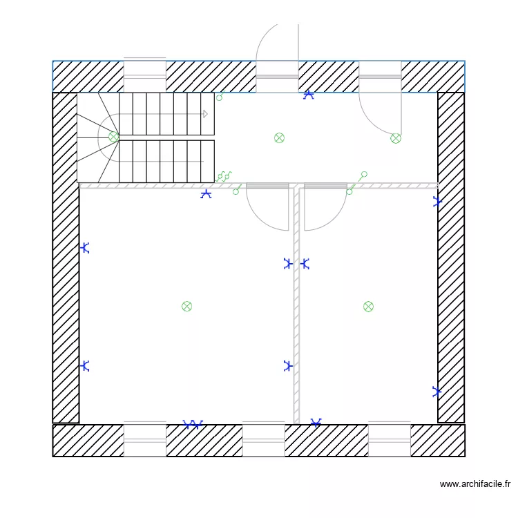 La Forge étage. Plan de La Forge étage. Plan de