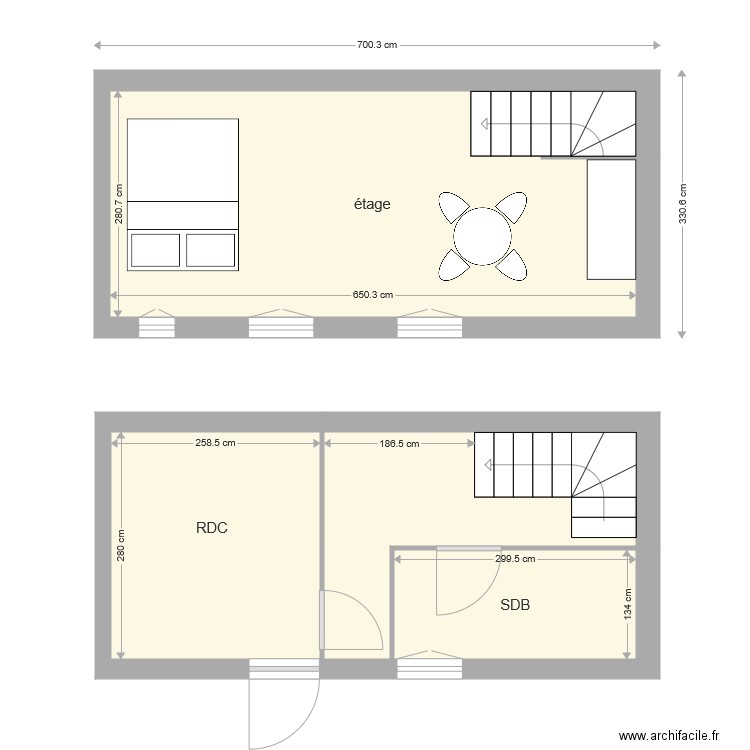 COUPE HAUT. Plan de 0 pièce et 0 m2