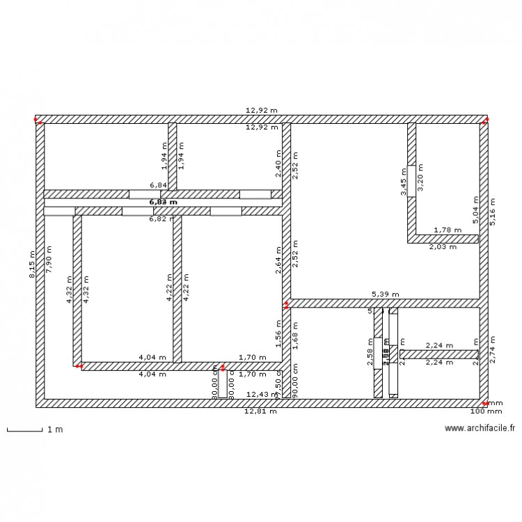 aprentir. Plan de 0 pièce et 0 m2