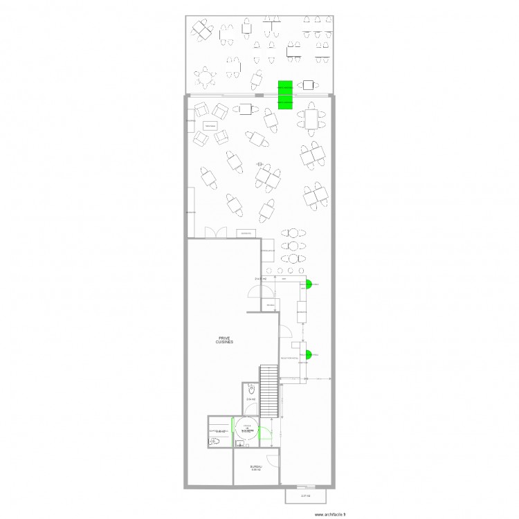 HOSTELLERIE LES COURONNES PROJET. Plan de 0 pièce et 0 m2