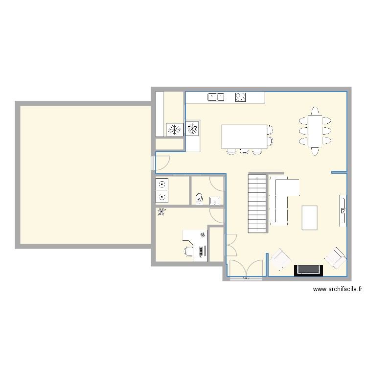 maison anglaise. Plan de 0 pièce et 0 m2