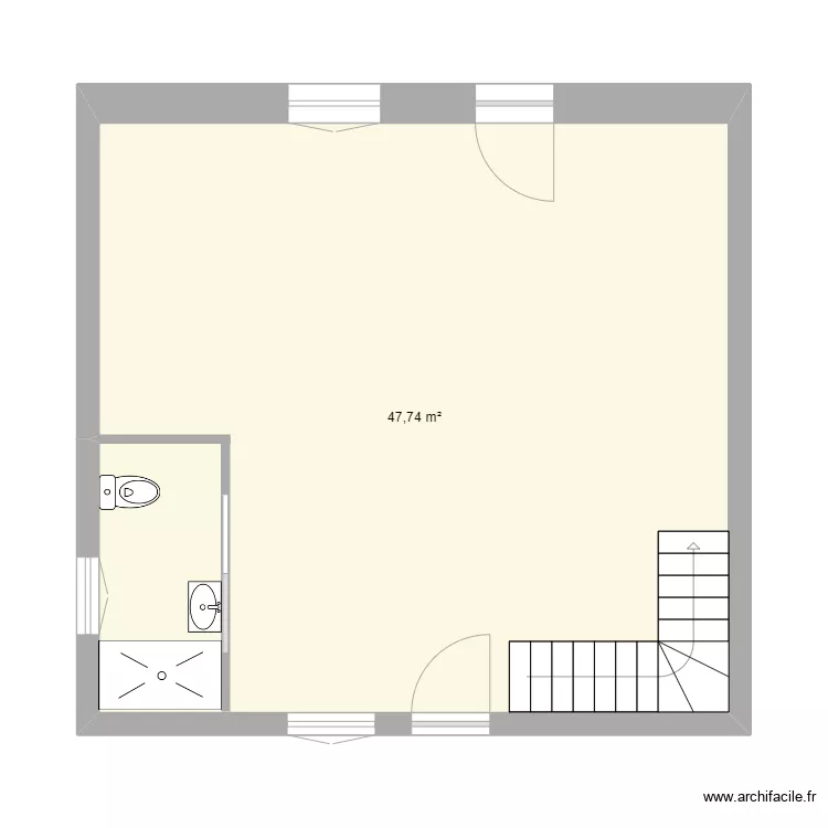 plan 1. Plan de 