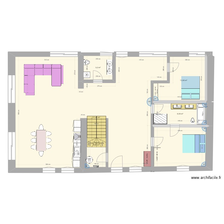 Maison Ecuelles Version 04102023 . Plan de 11 pièces et 284 m2