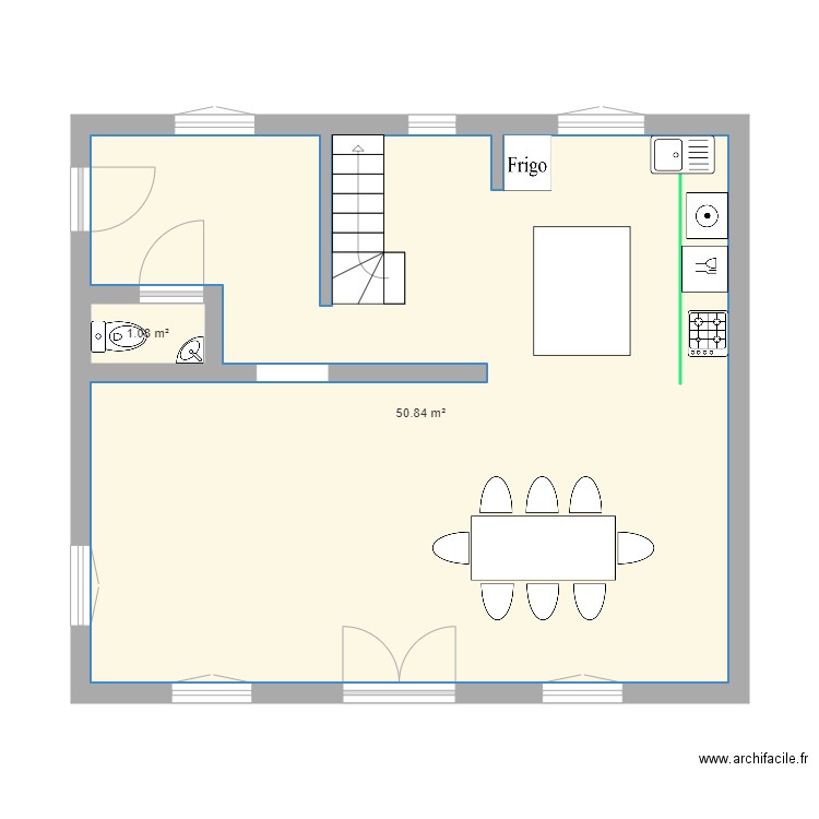 RDC modif. Plan de 0 pièce et 0 m2