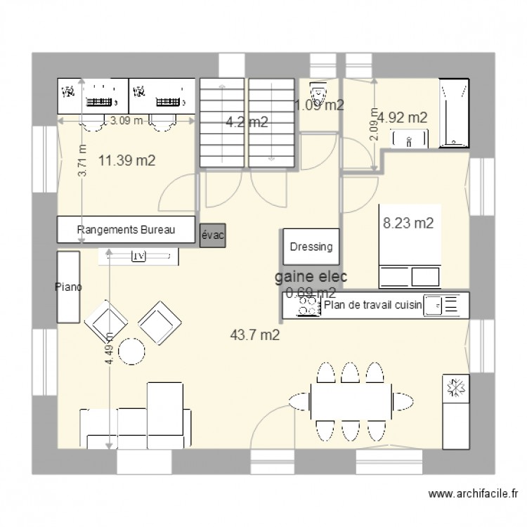 Travaux maison 2015. Plan de 0 pièce et 0 m2